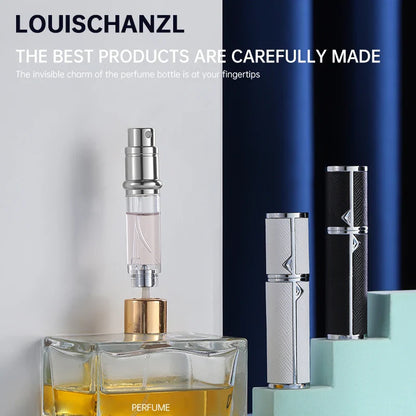 Louischanzl Premium PU Leather Perfume Sprayer – 5ml Travel Atomizer Bottle for Tight-Sealing Fragrance