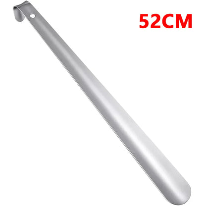Professional 42/52cm Stainless Steel Shoehorn – Easy-Handle Metal Shoe Extractor and Lazy Shoe Helper Accessory