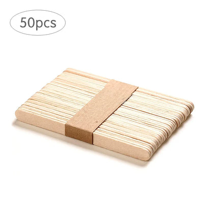 50/100PCS Disposable Wooden Hair Removal Wax Sticks – Body Depilation Spatula Applicators, Beauty Tools