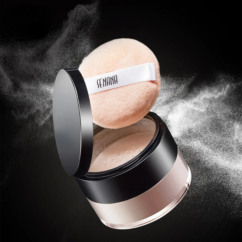 Hydrating Setting Powder - Natural Nude Finish Oil-Control Concealer for All Skin Types