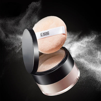 Hydrating Setting Powder - Natural Nude Finish Oil-Control Concealer for All Skin Types