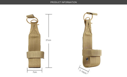 MOLLE Nylon Water Bottle Holder – Outdoor Camping & Hiking Belt Pouch for Canteen Carrier