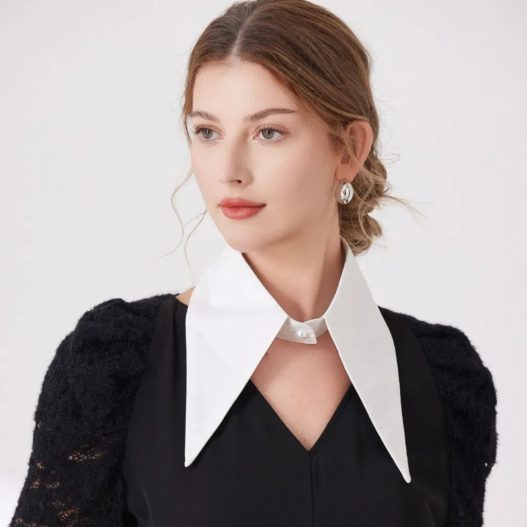 Hot-Selling Solid Color Fake Collar Decoration – Creative All-Match Fashion Detachable Shirt Collar Accessory for Stylish Look
