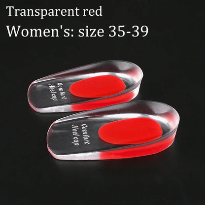 Silicone Heel Gel Pads – Soft Shock Absorbing Insoles for Pain Relief, Sports, and Foot Care