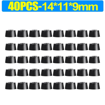 8/80pcs Rubber Furniture Pads - Non-Slip Floor Protectors & Chair Leg Bumper Gaskets for Tables and Cutting Boards