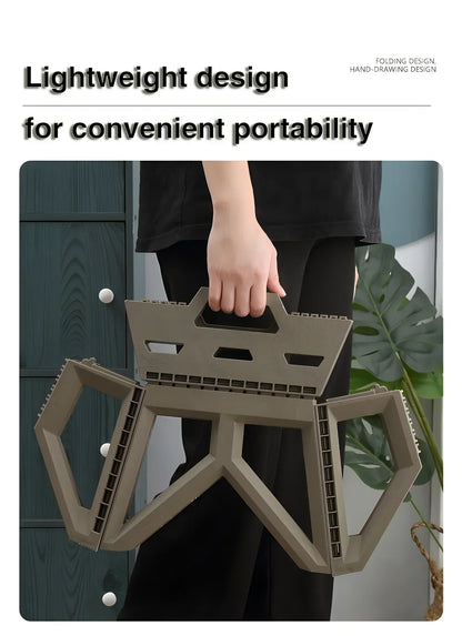 Portable Folding Outdoor Stool – High Load, Durable for Fishing, Beach & Camping