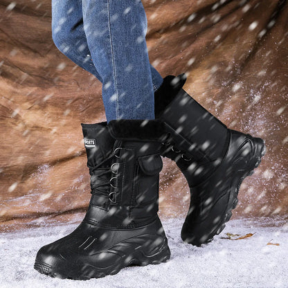 Men's Winter Snow Boots – Outdoor Fishing & Trekking Shoes, 2024 New Waterproof Sneakers for Walking and Outdoor Activities