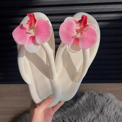 EVA Butterfly Flip Flops - Anti-Slip Summer Beach & Vacation Sandals