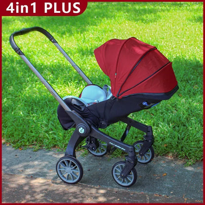 2025 New 4-in-1 Baby Stroller — Luxury Foldable Multifunctional Carriage & Portable Pram