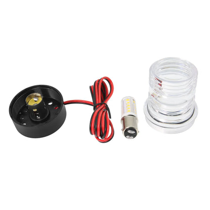12V/24V LED Boat Navigation Light – 360° Fold Down Marine Signal Anchor Light for Yacht & Sailing