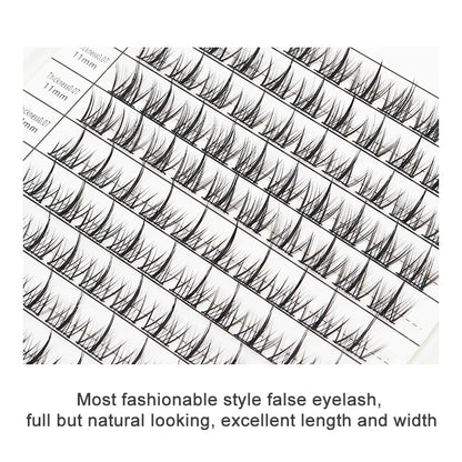 Individual Lash Extensions Kit – DIY Cluster Eyelash Book, False Lashes for Home Makeup