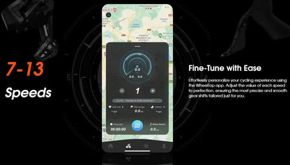 2025 WHEELTOP EDS GEX OX 2.0 MTB Wireless Electronic Groupset – 7–13 Speed Shifter & Rear Derailleur