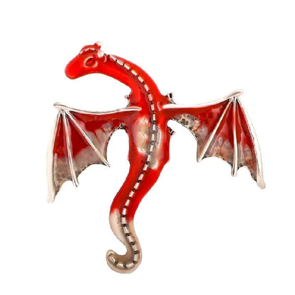 Fly Dragon Enamel Lapel Pins - Brooch for Jeans, Backpacks | Jewelry Clothing Badges | Wedding Gift & DIY Decor for Men