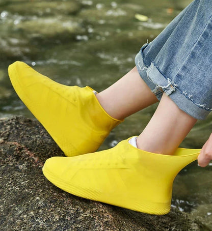 Reusable Non-Slip Rain Boot Covers – Waterproof Rubber Shoe Protectors for Outdoor & Home Use