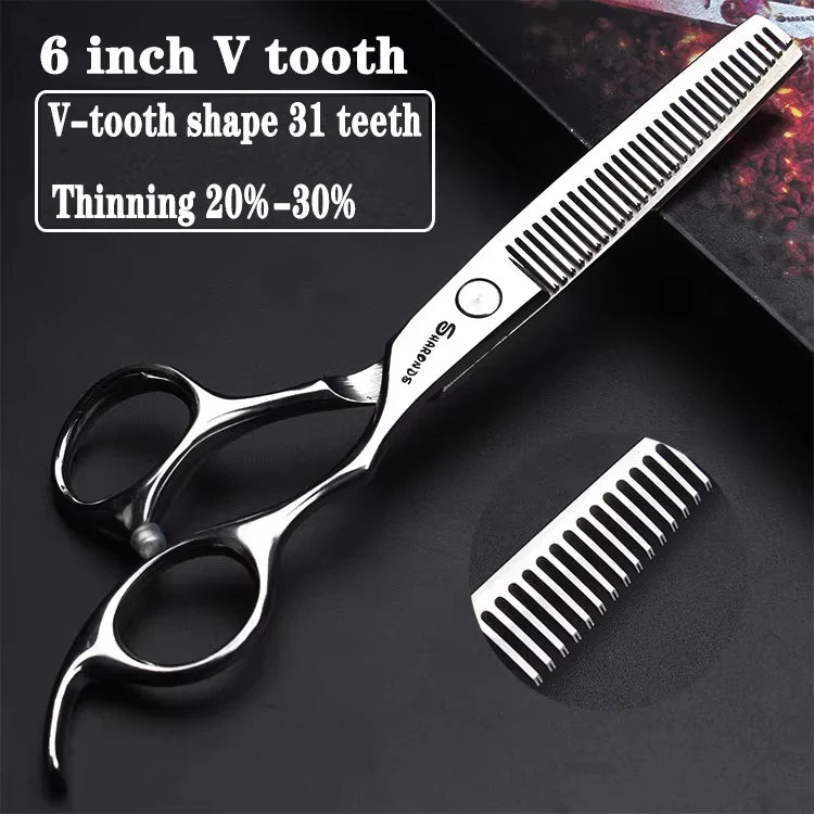 Professional Japanese Hair Cutting & Thinning Scissors – 6''/6.5''/7''/7.5'' Sharp Barber Shears for Salon & Home Use