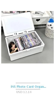 Cute Plush Photo Card Holder - Kpop Idol Bus Card Protector & Picture Album Case