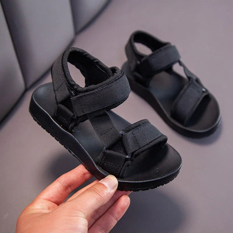 Kids Summer Sandals – Boys Casual Breathable Open-Toe Rubber Beach Shoes | Comfortable School Outdoor Sandals for Children