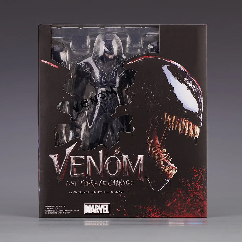 Venom Amazing Yamaguchi Action Figure — Joint Movable Face-Change Collectible Model Toy for Kids Gift