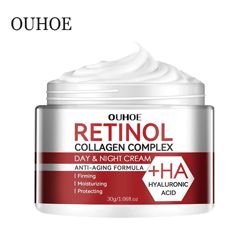 Retinol Moisturizing Face Cream — Repairing, Nourishing & Brightening Anti-Aging Skincare for Healthy Facial Skin