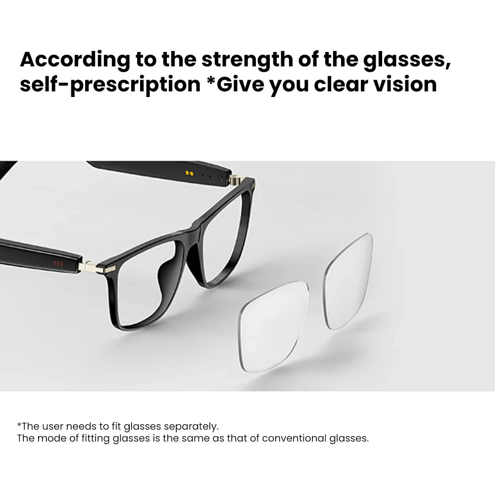 2025 Smart Glasses M01 – Bluetooth Sunglasses with Polarized, Blue Light Filtering Lenses, Waterproof for Men