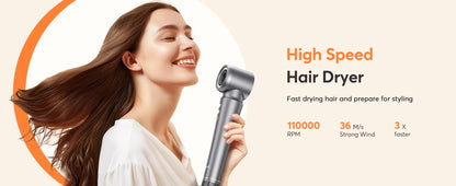 Bopcal 5-in-1 Hair Dryer & Hot Air Comb – 1200W High-Speed Blower with Curling Iron & Multifunction Styling Tools