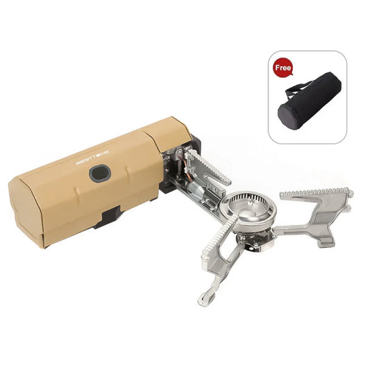 2670W Camping Gas Stove – Portable Folding Cassette Burner for Outdoor Picnics and Travel Cooking