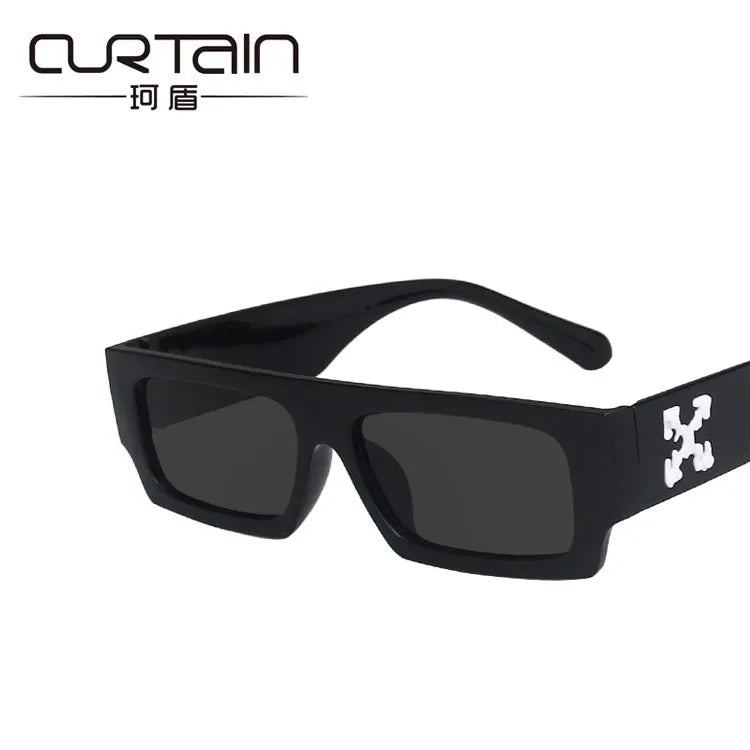 2024 Trendy X Printed Small Frame Sunglasses — European & American Style for Men & Women