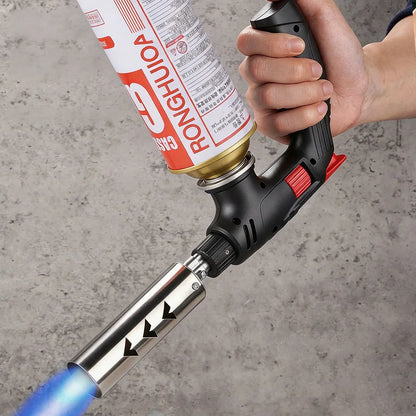 Long-Tube Butane Torch - Extended Gas Blow Torch for Camping, BBQ and Soldering