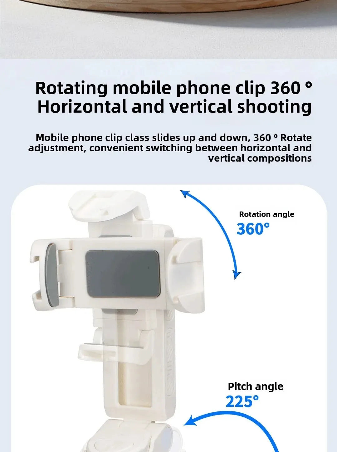 Super Mini Selfie Stick – Portable Phone Holder with Bluetooth Remote for Live Broadcast & Shooting