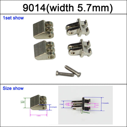 10 Sets Eyeglasses Hinge Replacement - Plastic Frames, Acetate Sunglasses, Wooden Glasses Repair Parts & Accessories