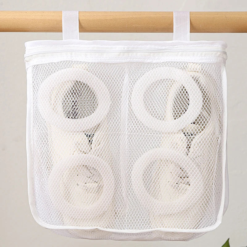 3pcs/set Mesh Laundry Bags - Portable Shoes Bag for Washing Machine, Travel Storage, Anti-Deformation Clothes Organizer