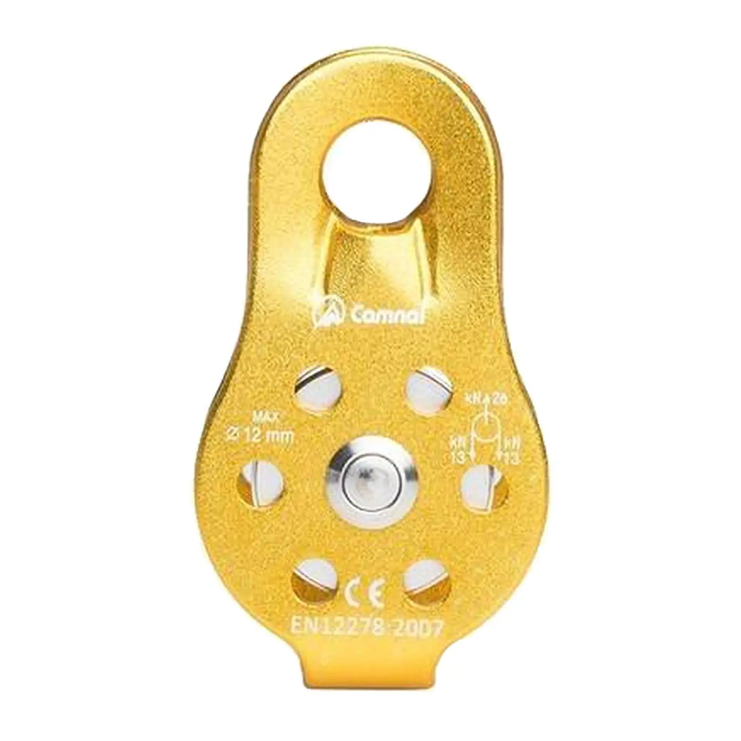 Heavy Duty Rope Pulley - Arborist Rock Climbing Gear for Rescuing & Lifting - Fast Speed Cable Trolley
