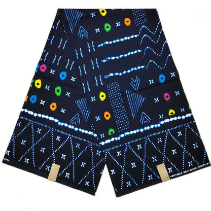 100% Cotton African Ankara Wax Fabric - Soft Real Wax Print for Dresses