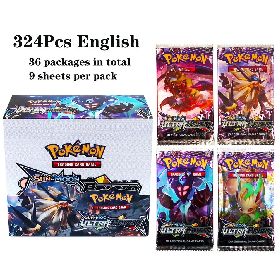 324pcs Pokemon TCG Booster Box - Sword & Shield Fusion Strike Trading Card Packs Display Set with 36 Booster Packs