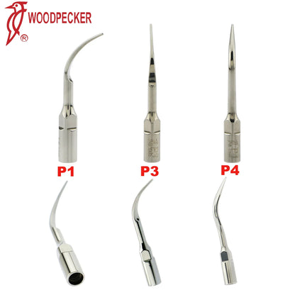 Woodpecker Dental Scaler Tips – Ultrasonic Tooth Cleaning, Endo & Perio Scaling Tips, Fit EMS UDS Scaler Handpiece