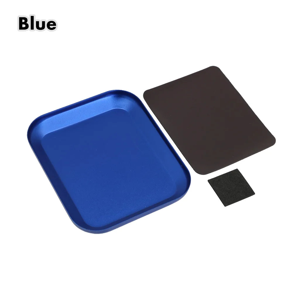 RC Tool Tray — Aluminium Alloy Magnetic Screw Plate for RC Repairs