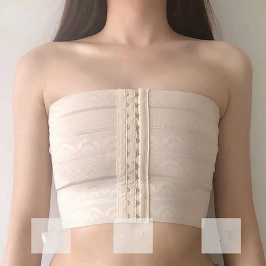 Breathable Strapless Chest Binder – Tube Top for Trans, Tomboy, Lesbian, Cosplay & Male Character Costumes