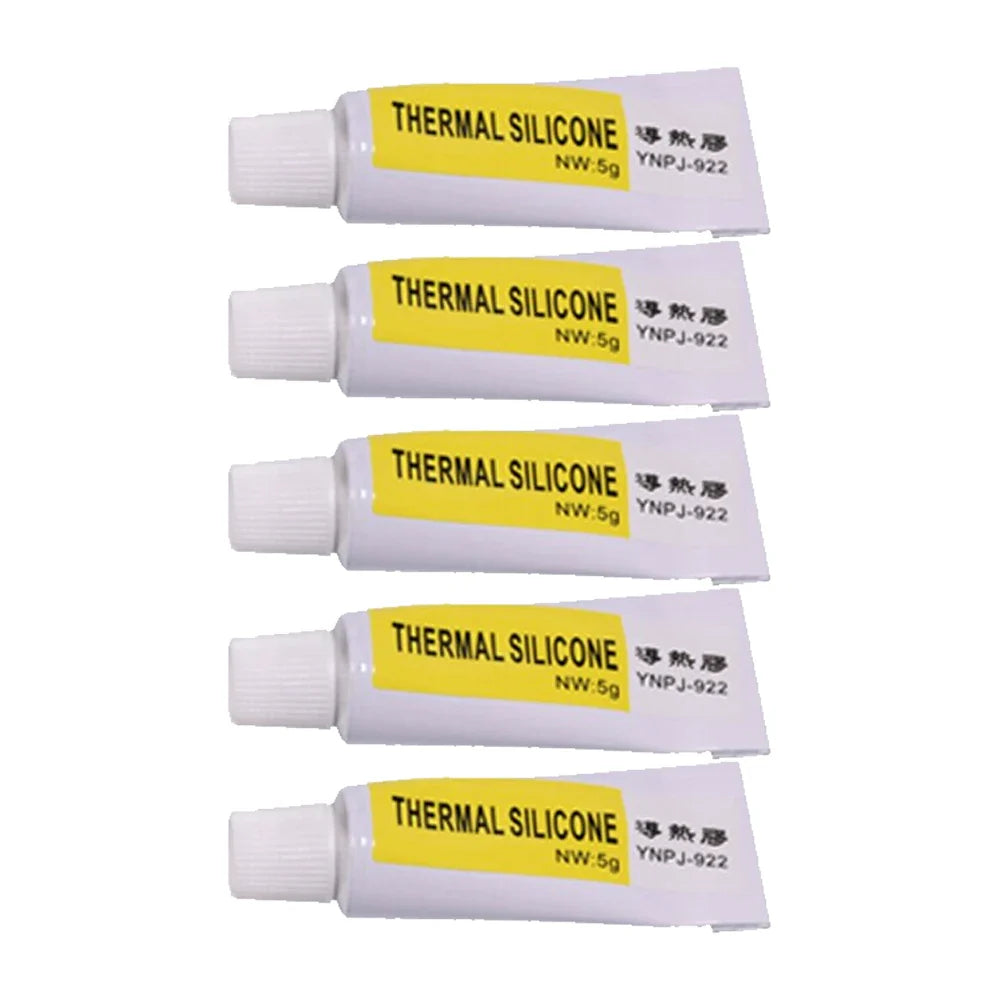 1/3/5pcs Thermal Paste Conductive Adhesive – Heatsink Glue for Chip, VGA, RAM, LED, IC Cooler & Radiator Cooling