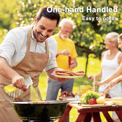 200/300/500ml Oil Spray Bottle – Olive Oil Vinegar Soy Sauce Sprayer Dispenser for Cooking, Baking & Camping