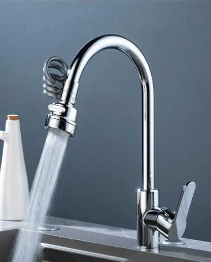 3-Mode Rotating Sink Faucet – 360° Water-Saving Filter Extension for Kitchen