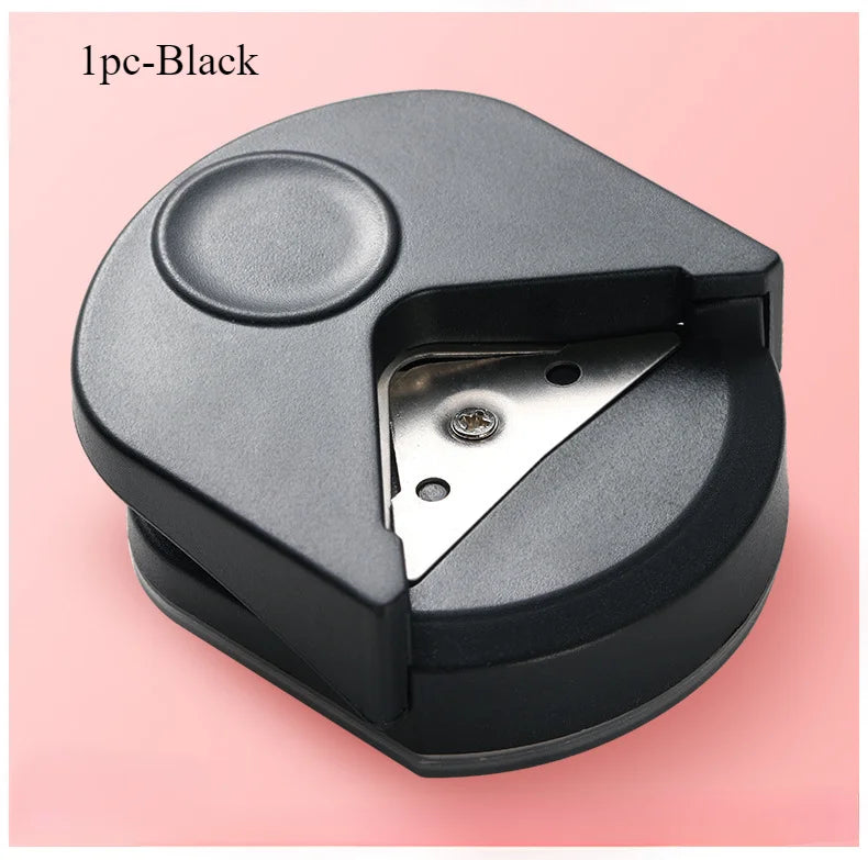 Portable Circle Cutter & Corner Rounder Machine – Button Maker Tool for Paper, Cards & Photos, Precision Corner Punching Craft Cutter for DIY Projects