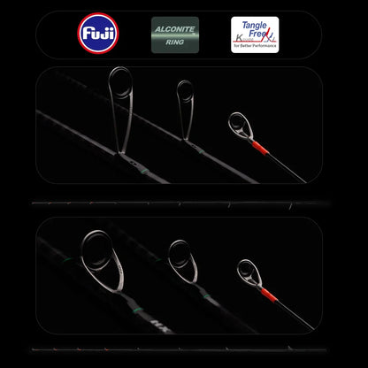 PURELURE ZERO UL Fishing Rod - Lightweight Carbon Spinning & BFS Rod for Trout and Bass