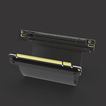 PCIe 3.0 x16 Riser Cable - 90° Full Speed Graphics Card Extension Adapter 164-Pin