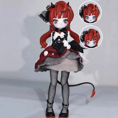 Genuine Devil's Horns Blind Box — 1/8 Movable Doll Ornament, Trendy Collectible Toy for Kids & Gift