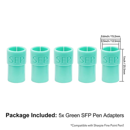 5/9PCS Pen Adapters for Cricut Maker & Explore — Compatible with Sharpie Fine/Ultra Fine Point & Art Pens