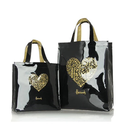 Simple Stylish PVC Reusable Shopping Bag – Luxury Eco-Friendly Waterproof Tote for Summer Beach