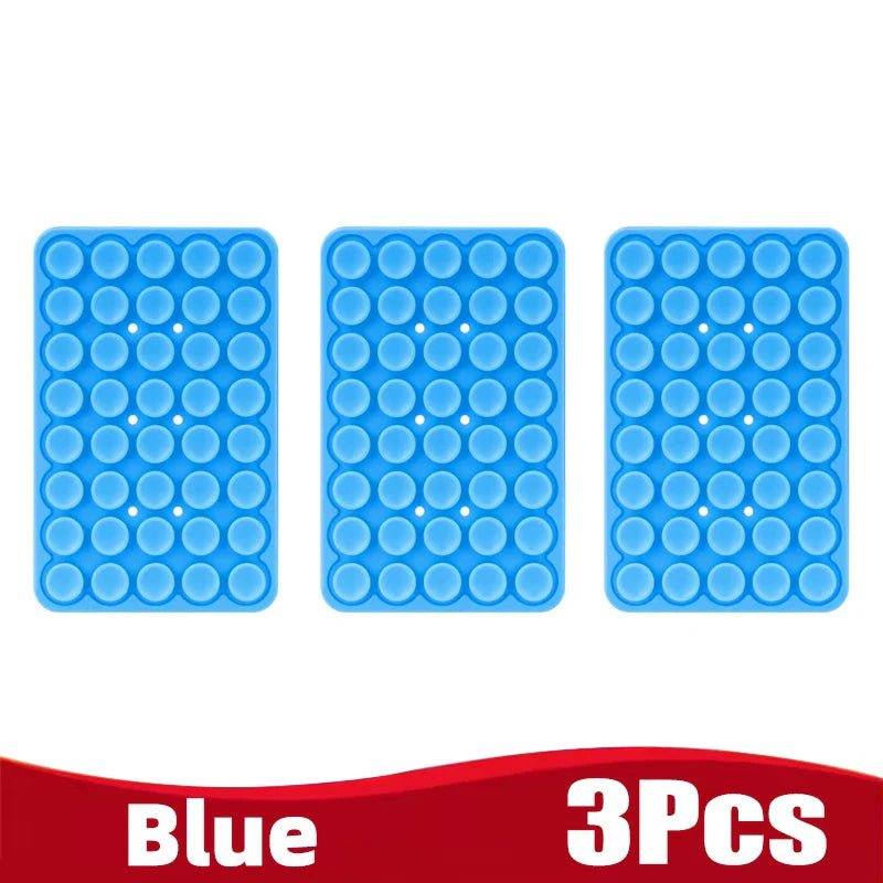 Silicone Suction Cup Phone Holder – Double-Sided, Anti-Slip Mobile Mount, Detachable Rubber Pad for Smartphones