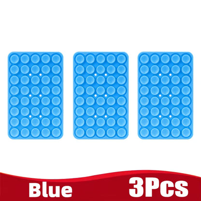 Silicone Suction Cup Phone Holder – Double-Sided, Anti-Slip Mobile Mount, Detachable Rubber Pad for Smartphones