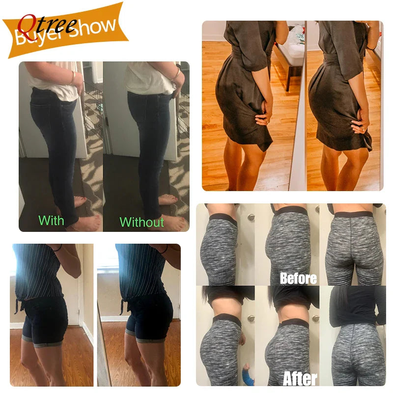 Qtree Butt Lifter Shapewear Shorts for Women – Tummy Control Body Shaper, Booty Enhancer & Waist Trainer Slimming Panties