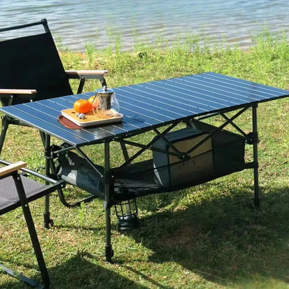 Outdoor Picnic Table with Carrying Bag – Lightweight Portable Folding Desk for Camping & Self-Driving Trips